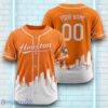 Custom Name Houston Astros Orange White Pattern Baseball Jersey For Sport Fans