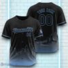 Custom Name Kansas City Royals Black Blue Pattern Baseball Jersey For Sport Fans