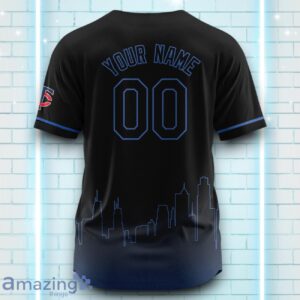 Custom Name Minnesota Twins Black Blue Pattern Baseball Jersey For Sport Fans image Custom Name Minnesota Twins Black Blue Pattern Baseball Jersey For Sport Fans Product Photo 3