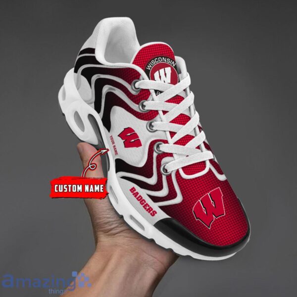 Custom Name NCAA Wisconsin Badgers Ultra Personalized Name Sports Sneakers TN Sport Shoes Gift Product Photo 2