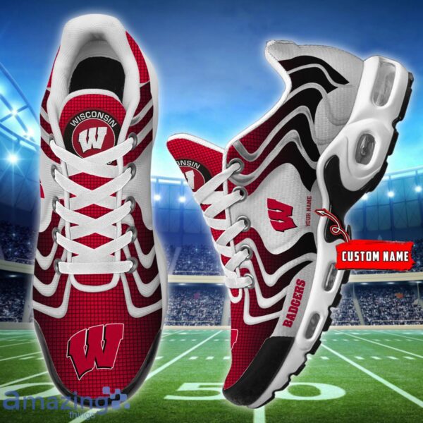 Custom Name NCAA Wisconsin Badgers Ultra Personalized Name Sports Sneakers TN Sport Shoes Gift Product Photo 3