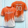 Custom Name San Francisco Giants Orange White Pattern Baseball Jersey For Sport Fans