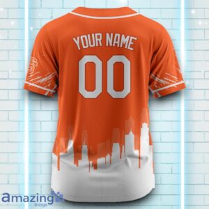 Custom Name San Francisco Giants Orange White Pattern Baseball Jersey For Sport Fans image Custom Name San Francisco Giants Orange White Pattern Baseball Jersey For Sport Fans Product Photo 3