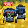 Custom NCAA Air Force Falcons Ugly Christmas Sweater Grinch Drink Up Gift For Men And Women