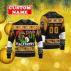 Custom NHL Chicago Blackhawks Ugly Christmas Sweater Grinch Drink Up Gift For Men And Women