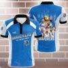 Dallas Mavericks Champions 3D Polo Shirt