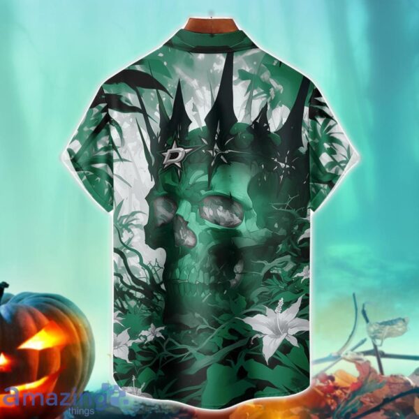 Dallas Stars NHL Halloween Skull 3DHawaiian Shirt Halloween Gift For Men Women Product Photo 2