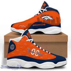 Denver Broncos Air Jordan 13 Shoes Trending For Men Women Custom Number & Name image Denver Broncos Air Jordan 13 Shoes Trending For Men Women Custom Number & Name Product Photo 3