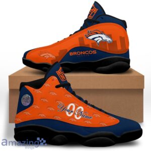 Denver Broncos Air Jordan 13 Shoes Trending For Men Women Custom Number & Name image Denver Broncos Air Jordan 13 Shoes Trending For Men Women Custom Number & Name Product Photo 4