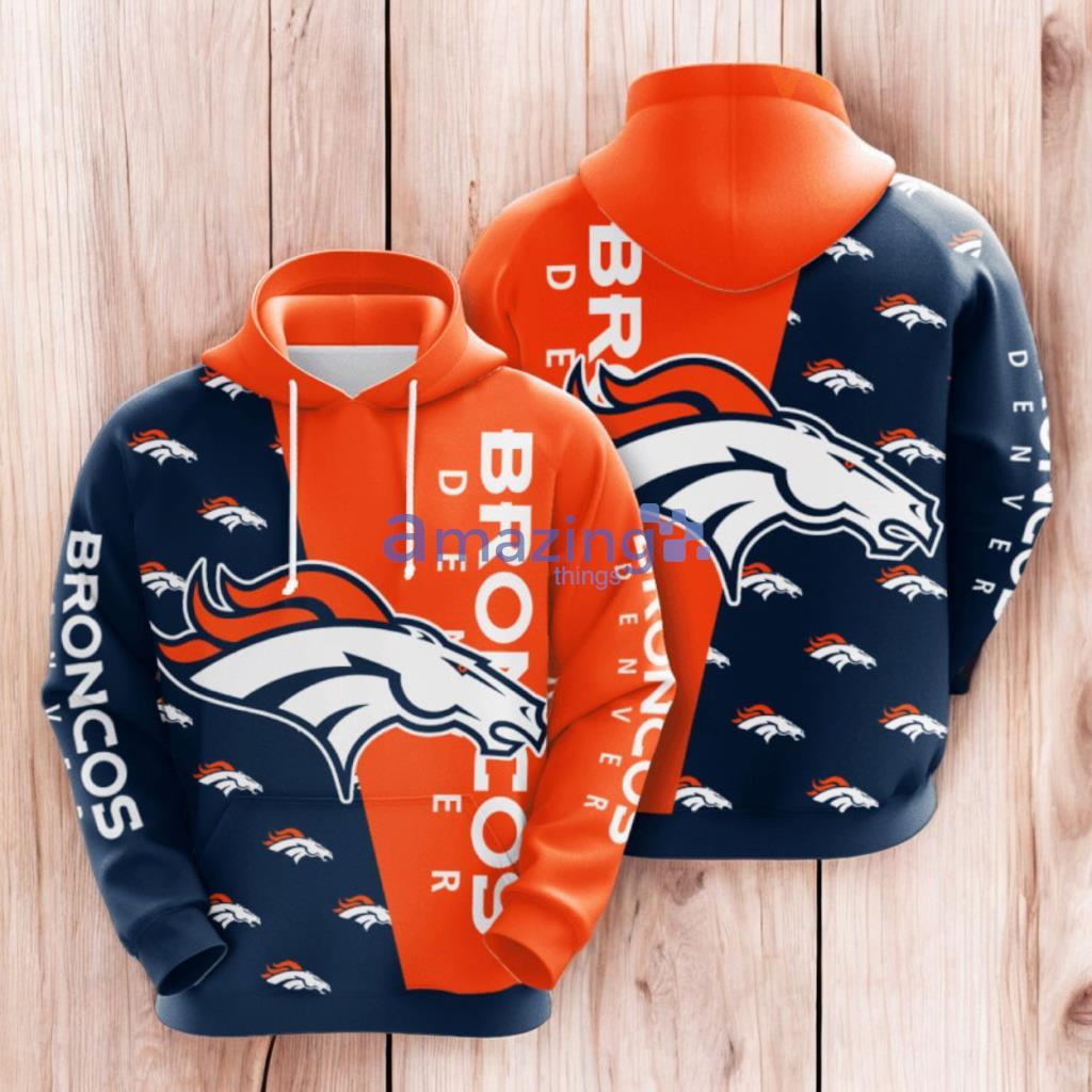 Denver Broncos Hoodie 3D All Over Print image Denver Broncos Hoodie 3D All Over Print Product Photo 1