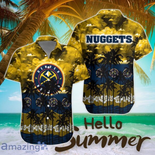 Denver Nuggets Hawaiian Shirt All Printed 3D Printing Aloha Button Shirt Product Photo 1