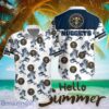 Denver Nuggets White Hawaiian Shirt All Printed Logo Team Shirt