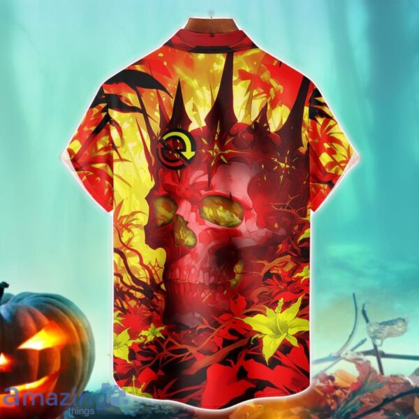 Detroit Diesel Royal Skull Halloween Hawaiian Shirt For Fans Product Photo 2