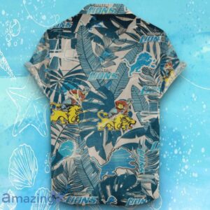 Detroit Lions Hawaiian Shirt Retro Logo Revolutions 2024 For Fans Product Photo 2