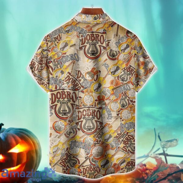 Dobro Back To Time Guitars Logo Halloween Hawaiian Shirt For Fans Product Photo 2