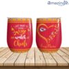 Drink Wine & Watch My Kansas City Chiefs Personalized Wine Tumbler