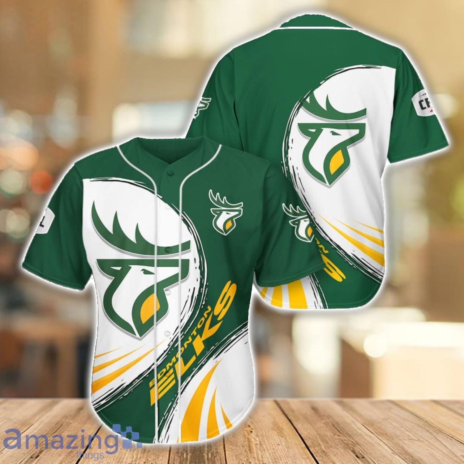 Edmonton Eskimos Baseball Jersey Shirt For Men Women Sport Team Gift image Edmonton Eskimos Baseball Jersey Shirt For Men Women Sport Team Gift Product Photo 1