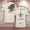 F-111A Aardvark Vietnam War F111A Aircraft 3D T-Shirt For Men And Women