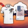 F-15 Eagle F15 3D Aircraft Flag White Polo Shirt For Men And Women Custom Name