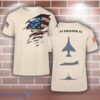 F-4J Phantom II Blue Angels F4J Aircraft 3D T-Shirt For Men And Women