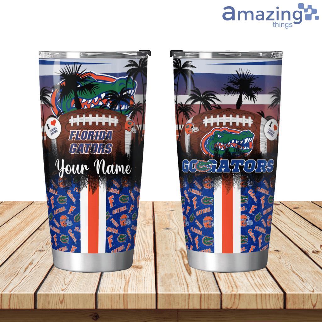 Florida Gators Tropical Personalized Tumbler 20oz Limited Edition image Florida Gators Tropical Personalized Tumbler 20oz Limited Edition Product Photo 1