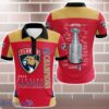 Florida Panthers Final Champions 3D Polo Shirt