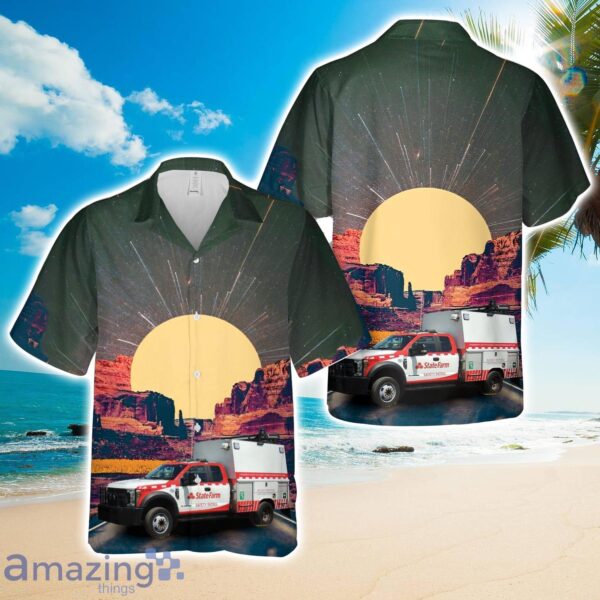 Florida's Turnpike Road Ranger State Farm Safety Patrol Hawaiian Shirt Product Photo 1