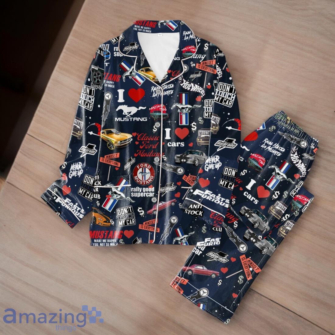 Ford Mustang Set Pijamas For Men Women Best Gift For Fans image Ford Mustang Set Pijamas For Men Women Best Gift For Fans Product Photo 2