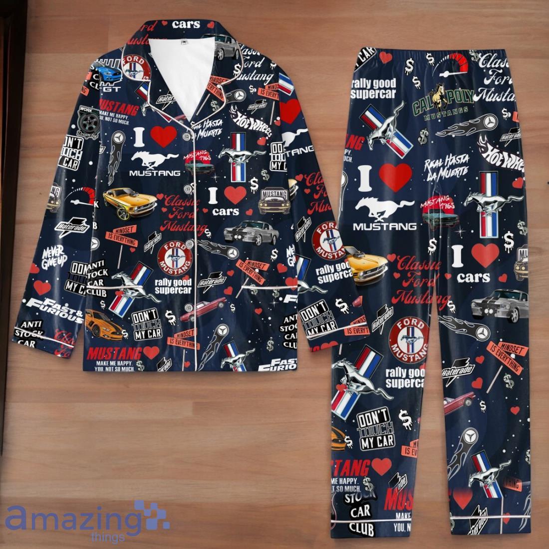 Ford Mustang Set Pijamas For Men Women Best Gift For Fans image Ford Mustang Set Pijamas For Men Women Best Gift For Fans Product Photo 1