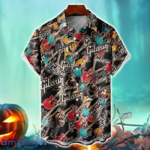 Gibson Guitars Logo Hawaiian Shirt For Men And Women Product Photo 1