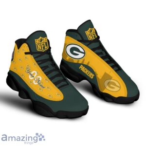 Green Bay Packers Air Jordan 13 Shoes Trending For Men Women Custom Number & Name image Green Bay Packers Air Jordan 13 Shoes Trending For Men Women Custom Number & Name Product Photo 2
