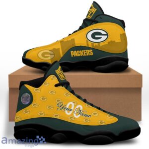 Green Bay Packers Air Jordan 13 Shoes Trending For Men Women Custom Number & Name image Green Bay Packers Air Jordan 13 Shoes Trending For Men Women Custom Number & Name Product Photo 4
