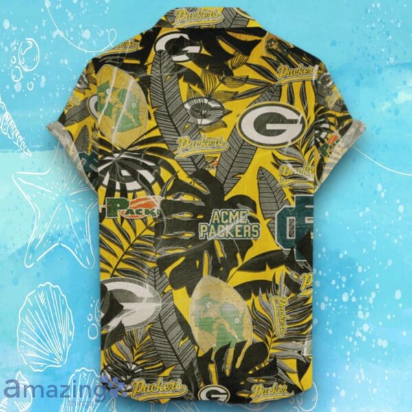 Green Bay Packers Hawaiian Shirt Retro Logo Revolutions 2024 For Fans Product Photo 2