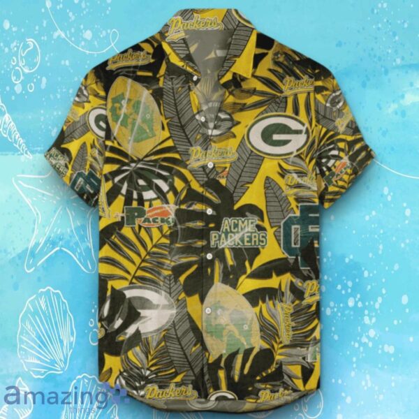 Green Bay Packers Hawaiian Shirt Retro Logo Revolutions 2024 For Fans Product Photo 1