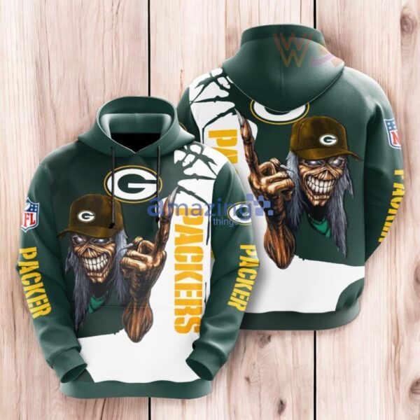 Green Bay Packers Hoodie 3D All Over Print Product Photo 1