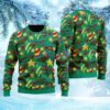 Green Tree With Star In Pattern Ugly Christmas Sweater For Men And Women Christmas Gift Sweater