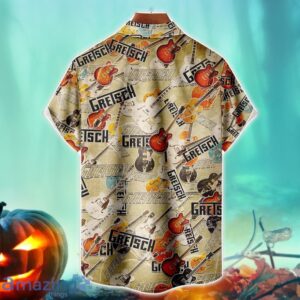 Gretsch Guitars Logo Hawaiian Shirt For Men And Women image Gretsch Guitars Logo Hawaiian Shirt For Men And Women Product Photo 2