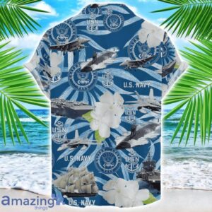 Hawaiian Shirt Military Navy 3D Hawaii Summer Gift Product Photo 2