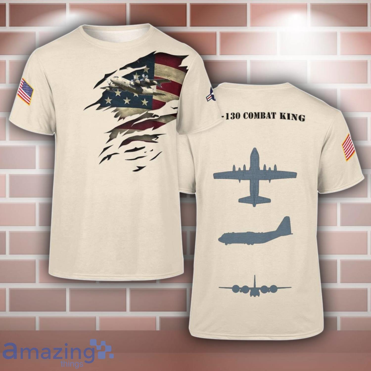 HC 130 Combat King HC130 Aircraft 3D T Shirt For Men And Women image HC-130 Combat King HC130 Aircraft 3D T-Shirt For Men And Women Product Photo 1
