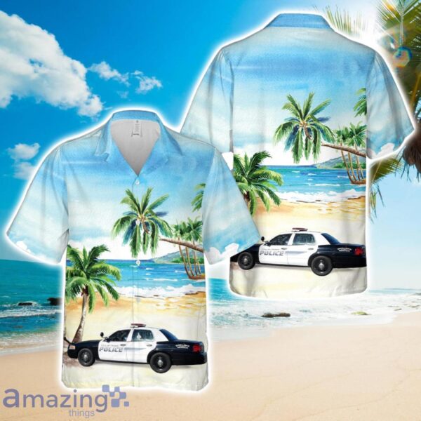 Hemet Police Department, California Ford Crown Victoria Hawaiian Shirt Product Photo 1