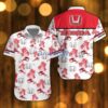 Honda Beach Shirt Logo Printed White Hawaiian Shirt For Men And Women