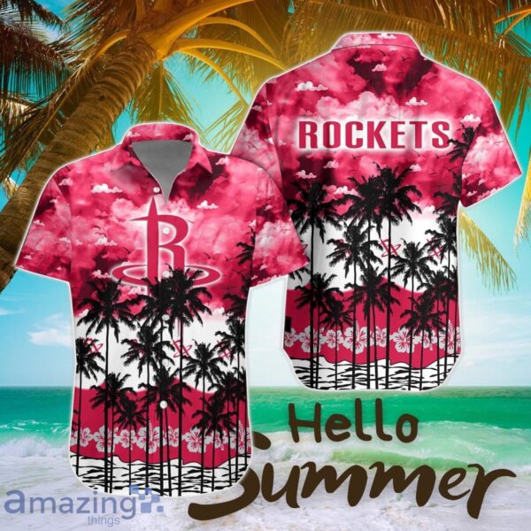 Houston Rockets Hawaiian Shirt All Printed 3D Printing Aloha Button Shirt Product Photo 1