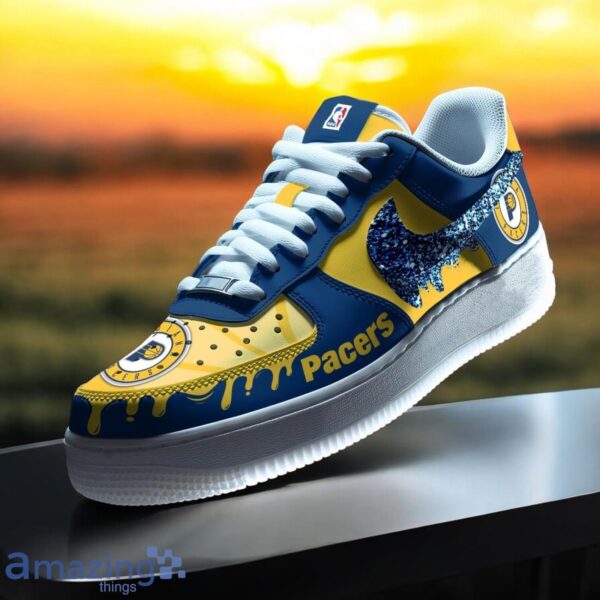 Indiana Pacers Air Force Shoes Sneaker Trending For Fans Product Photo 1