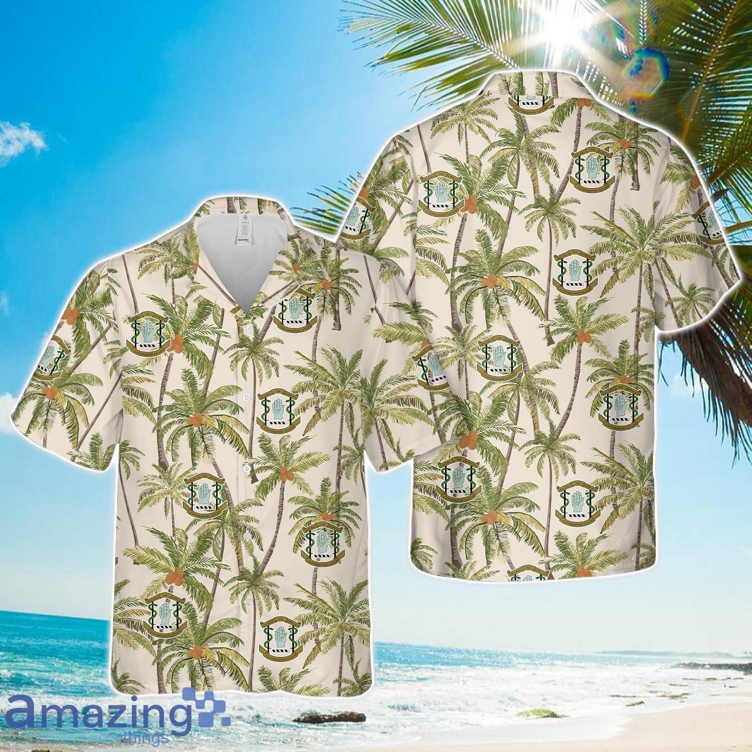Irish Army, Medical Corps (MED) Hawaiian Shirt Summer Gift image Irish Army, Medical Corps (MED) Hawaiian Shirt Summer Gift Product Photo 1