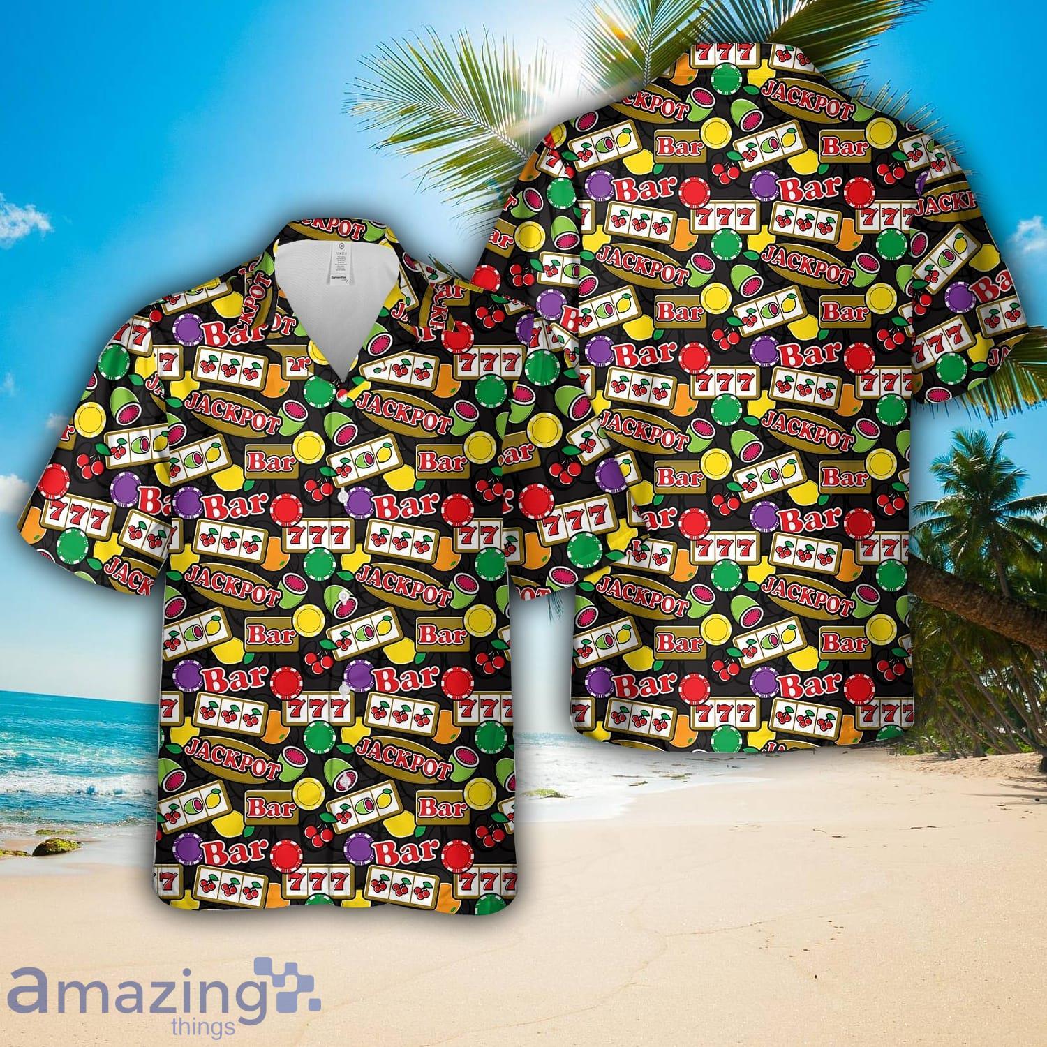 Jackpot Lucky Slot Machine Fruit Hawaiian Shirt Summer Gift image Jackpot Lucky Slot Machine Fruit Hawaiian Shirt Summer Gift Product Photo 1
