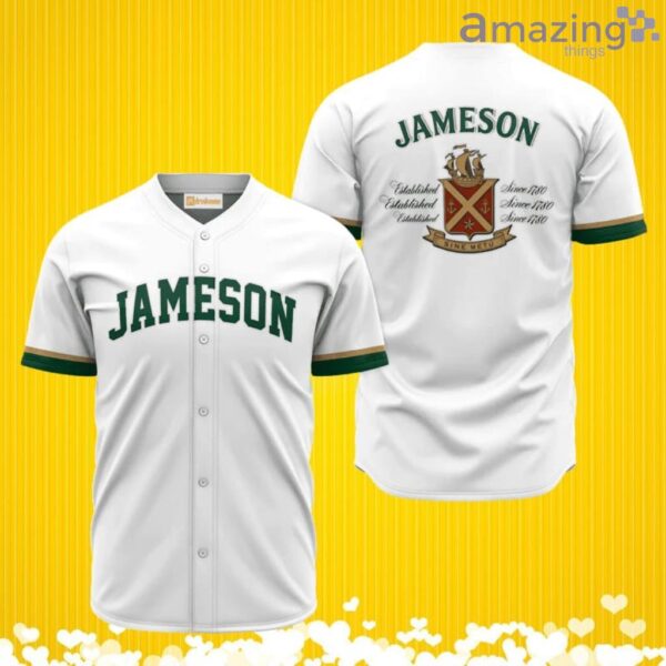 Jameson White Baseball Jersey Shirt New Fashion Product Photo 1