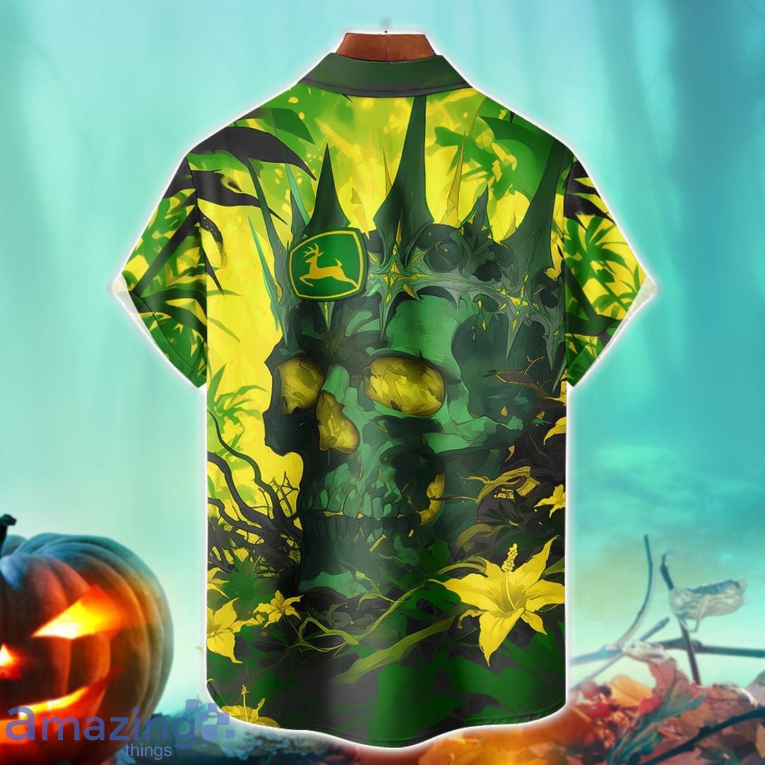 JD Royal Skull Halloween Hawaiian Shirt For Fans image JD Royal Skull Halloween Hawaiian Shirt For Fans Product Photo 2