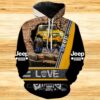 Jeep Love Special Hoodie 3D All Over Print