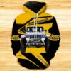 Jeep Wrangler Yellow Hoodie 3D All Over Print