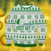Just Hit It Cannabis Ugly Ugly Sweater Christmas Gift For Men And Women